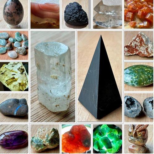 Smaragd, saffier, Vanadiniet Tektiet en meer in een, Verzamelen, Mineralen en Fossielen