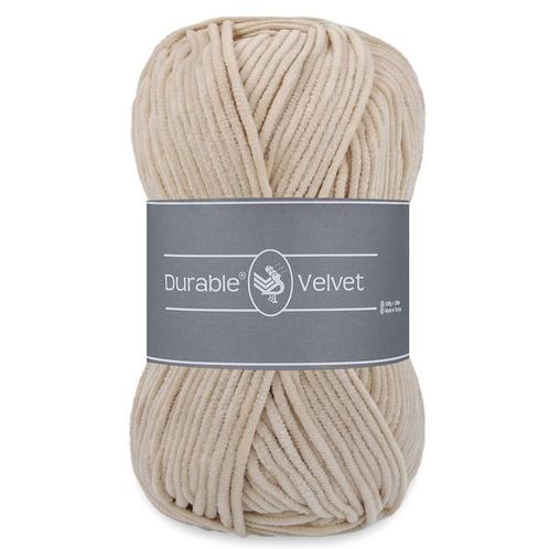 Durable Velvet - 2212 linen - Chenille Garen, Hobby en Vrije tijd, Breien en Haken, Ophalen of Verzenden