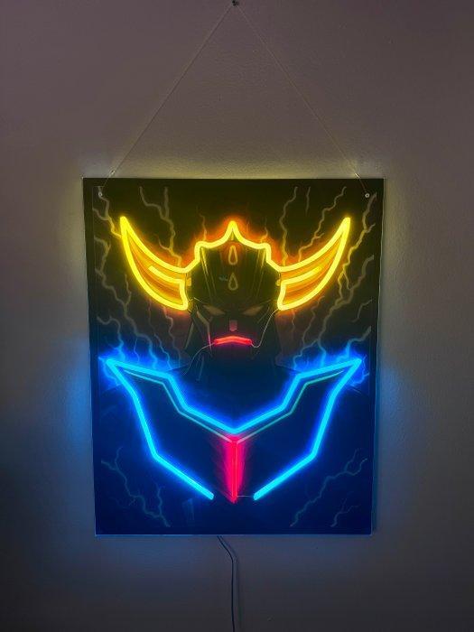 Grande enseigne néon publicitaire Goldorak - Groot Goldorak, Antiek en Kunst, Antiek | Overige Antiek