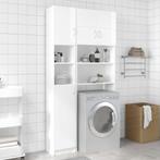 vidaXL Badkamerkast 32x25,5x190 cm bewerkt hout hoogglans, Huis en Inrichting, Badkamer | Badkamermeubels, Verzenden, Nieuw, 150 tot 200 cm