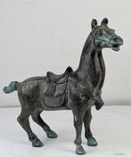 Beeld, Mooi standbeeld paard Tang Dynasty style - 1,8 kg -