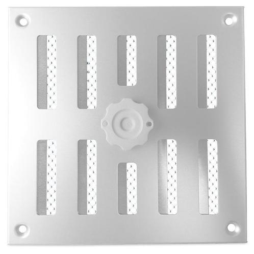 Afsluitbaar schuifrooster opbouw 245 x 195mm - RVS (3-2520I), Doe-het-zelf en Verbouw, Ventilatie en Afzuiging, Nieuw, Verzenden