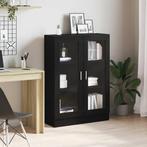 vidaXL Boekenkast 82,5x30,5x115 cm spaanplaat zwart, Huis en Inrichting, Verzenden, Nieuw, Overige houtsoorten