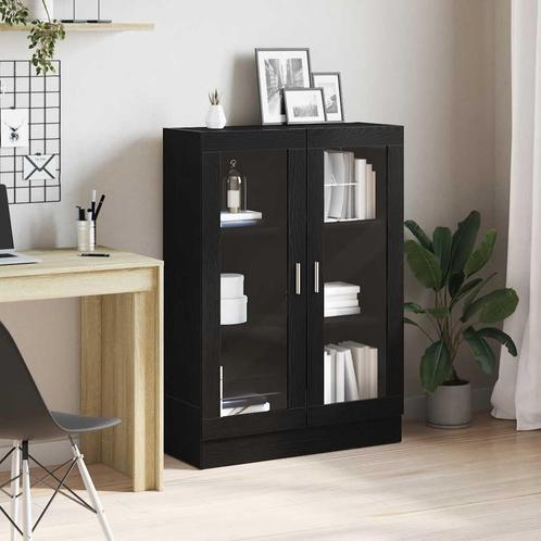 vidaXL Boekenkast 82,5x30,5x115 cm spaanplaat zwart, Huis en Inrichting, Kasten | Boekenkasten, Nieuw, Overige houtsoorten, Verzenden