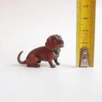 Franz Bergmann - sculptuur, Figurine chien Teckel - 2.5 cm -, Antiek en Kunst