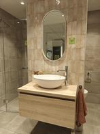 Badmeubel 80cm met waskom kraan en spiegel - 0022, Ophalen, Nieuw, 50 tot 100 cm, Wastafelkast