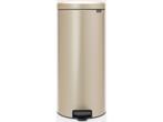 Brabantia NewIcon Prullenbak - 30 liter - Pedaal - Metallic, Verzenden, Zo goed als nieuw