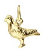 Gouden Duif klein ketting hanger, Verzenden, Nieuw