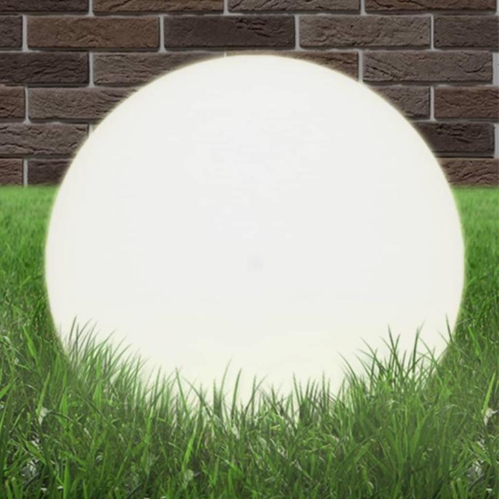 Bolllamp Rond 50cm | Retourdeal | 46% Korting (bollamp), Tuin en Terras, Buitenverlichting, Minder dan 50 watt, Nieuw, Kunststof