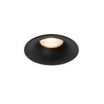 Smart inbouwspot zwart incl. Wifi GU10 50mm - Gijs, Nieuw, Metaal of Aluminium, Modern