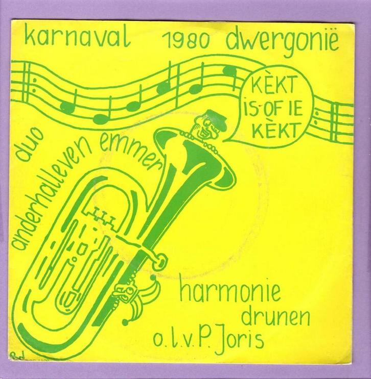 Duo Anderhallevenemmer, Harmonie Drunen – Kèkt Is Of Ie Kèkt, Cd's en Dvd's, Vinyl Singles, Ophalen of Verzenden
