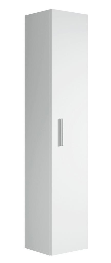 Badkamerkast Pluto 30 x 30 x 150 cm Wit Kolomkast, Huis en Inrichting, Badkamer | Badkamermeubels, Nieuw, (Half)hoge kast, Verzenden