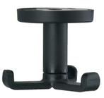 Kapstokhaak Draaibaar Onderbouw Kunststof zwart, Verzenden, Nieuw
