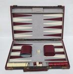 Bordspel - Maletin Backgammon - leer, kunststof