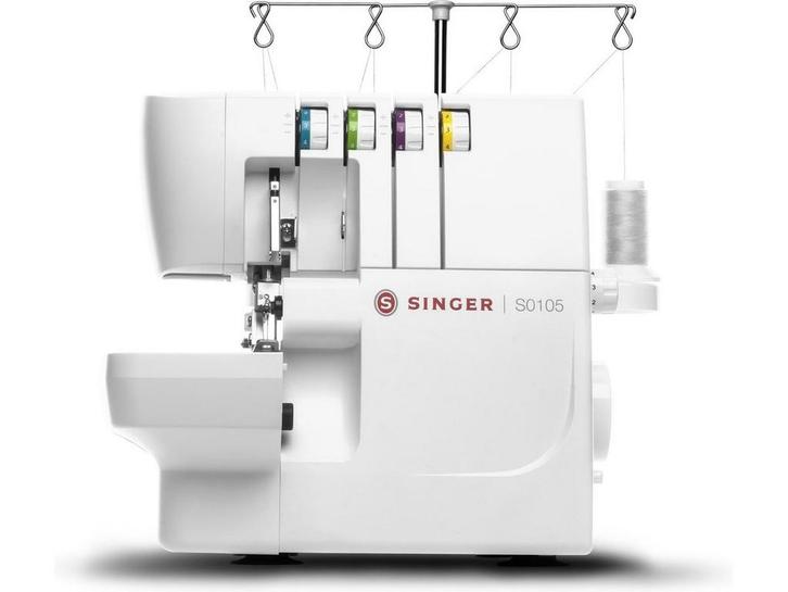 SINGER S0105 - Overlockmachine - Draadloze bediening - Wit, Witgoed en Apparatuur, Strijkijzers en Strijkplanken, Zo goed als nieuw