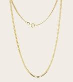 Gouden Gourmet ketting 1. zeer fijn - dikte 1,0 mm - 42/45/5, Verzenden, Nieuw