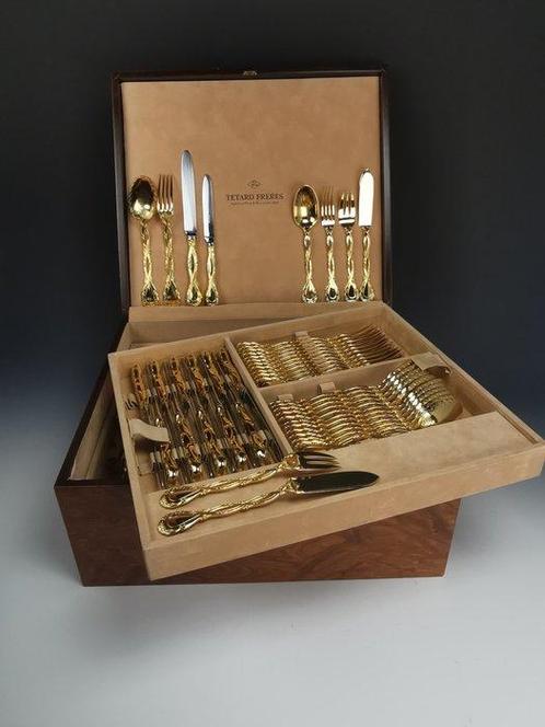 Modèle Trianon - Eetservies voor 12 - .925 zilver, Antiek en Kunst, Antiek | Goud en Zilver