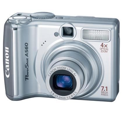 Canon PowerShot A560 Digitale Compact Camera - Zilver (In do, Audio, Tv en Foto, Fotocamera's Digitaal, Zo goed als nieuw, Verzenden