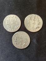 Nederland, Holland 2 Stuivers 1724, 1751, 1752 (Zonder