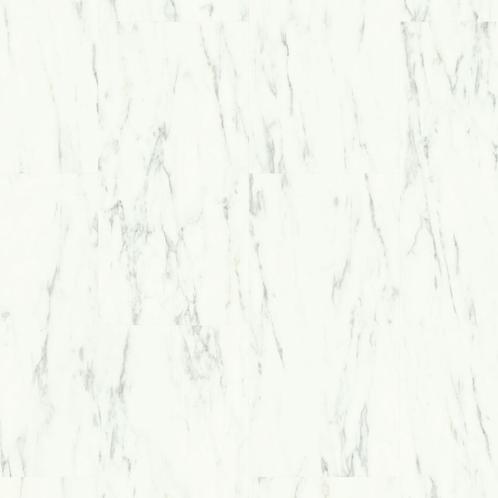 Klik pvc tegel wit |  Quick-Step Alpha Carrara Marmer Wit, Huis en Inrichting, Stoffering | Vloerbedekking, Ophalen