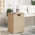 vidaXL Afdekkast voor propaangasfles 40x40x60 cm Poly Rattan, Verzenden, Nieuw