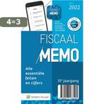 Fiscaal Memo 2022 9789013168495, Verzenden, Zo goed als nieuw