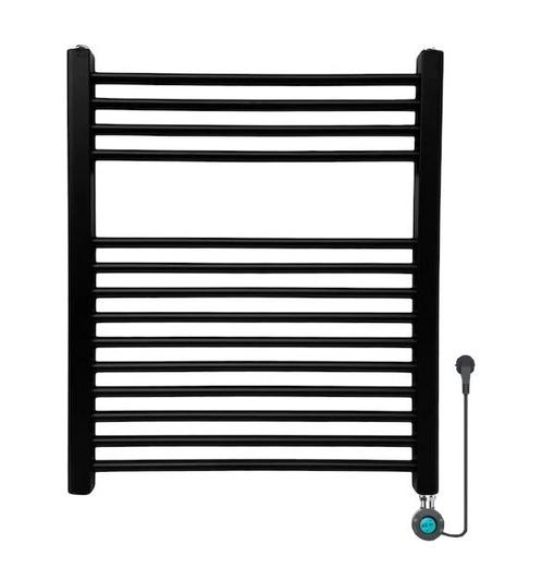 SALE - Lyra 80 x 60 cm - Elektrisch - Mat zwart - Radiator -, Doe-het-zelf en Verbouw, Verwarming en Radiatoren, Nieuw, Ophalen of Verzenden