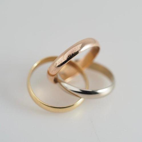 Cartier - Ring - Trinity - 18 karaat Geel goud, Roségoud,, Sieraden, Tassen en Uiterlijk, Ringen