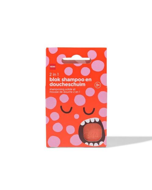 HEMA 2-in-1 blok shampoo en doucheschuim voor kinderen 65g, Sieraden, Tassen en Uiterlijk, Uiterlijk | Haarverzorging, Nieuw, Verzenden