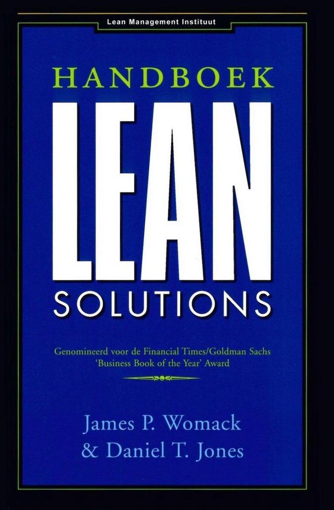 Handboek Lean Solutions 9789078413073 James P. Womack, Boeken, Schoolboeken, Zo goed als nieuw, Verzenden