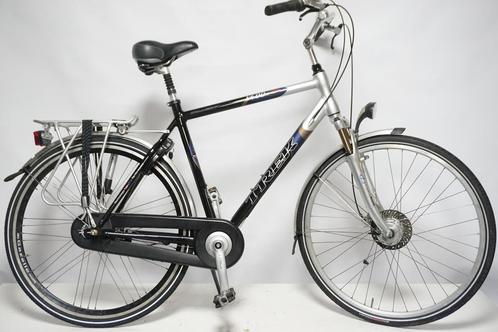 Refurbished Trek L400 N8-55 cm-Zwart, Fietsen en Brommers, Fietsen | Heren | Herenfietsen, Gebruikt, 53 tot 57 cm, Gazelle, Versnellingen