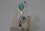 Turquoise Armband - Hoogte: 75 mm - Breedte: 50 mm- 13.5 g -