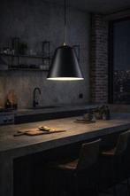 Norr11 - Norr11 - Hangende plafondlamp - Lijn Twee - Zwart -
