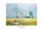 Kunstdruk Claude Monet - Printemps 70x50cm, Huis en Inrichting, Woonaccessoires | Schilderijen, Tekeningen en Foto's, Verzenden