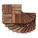 Houten terrastegels Alliste vlonder set van 10 acacia 0,9 m², Verzenden, Nieuw