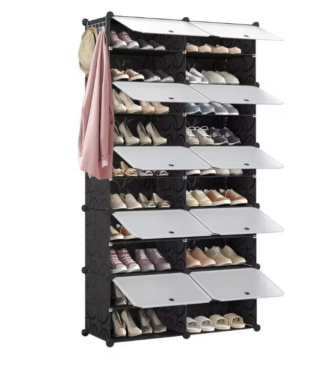 Schoenenkast met Deuren – Opslag voor ca. 40 Paar, Huis en Inrichting, Kasten | Schoenenkasten, Nieuw, Verzenden