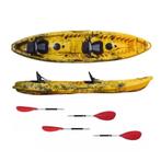 Sunshine 370 Tandem, incl.  luxe zit/rugsteunen & peddels, Watersport en Boten, Kajaks, Verzenden, Nieuw