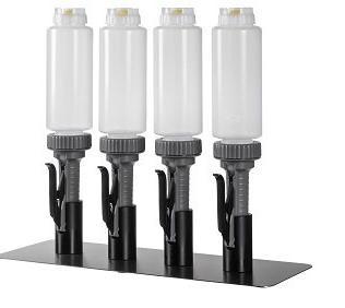 Portion pump | 710ml| Set van 4 dispensers met 4 saus Fle..., Zakelijke goederen, Horeca | Keukenapparatuur, Verzenden