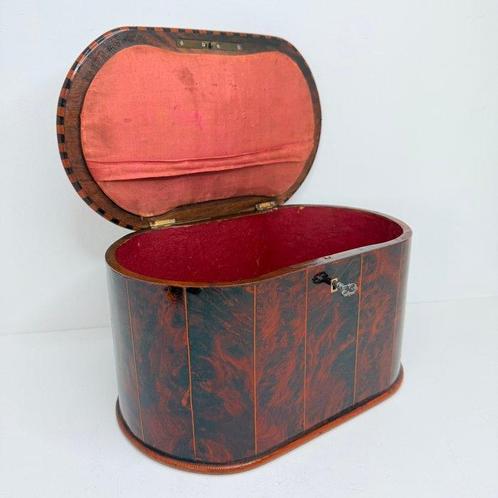 Doos - Theekist Napoleon III - thuja loep, Antiek en Kunst, Antiek | Overige Antiek