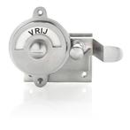 WC slot hendel vrij-bezet mat nikkel - retro WC sluiting..., Ophalen of Verzenden, Nieuw, Koper of Messing, Slot