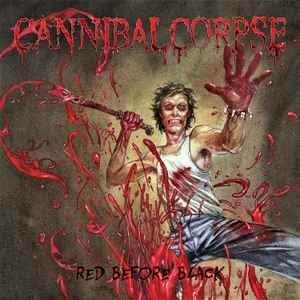 LP gebruikt - Cannibal Corpse - Red Before Black (Europe,..., Cd's en Dvd's, Vinyl | Hardrock en Metal, Zo goed als nieuw, Verzenden