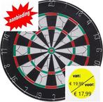 Dartbord Longfield met 6 darts, Ophalen of Verzenden, Nieuw, Dartbord met pijlen