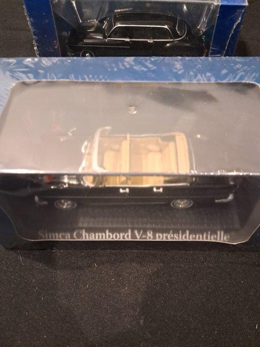 Norev 1:43 - Modelauto (3) - Simca Chambord V-8, Hobby en Vrije tijd, Modelauto's | 1:5 tot 1:12