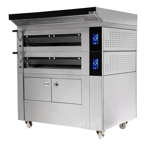GGM Gastro | Bakkerijoven - 2 bakkamers - 8x EN 4000x400 - |, Witgoed en Apparatuur, Afzuigkappen, Inbouw, 600 tot 800 m³ per uur