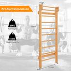 Houten Stall Bars Fitness Ladder Krachttraining Pull-Up Bar, Nieuw, Verzenden