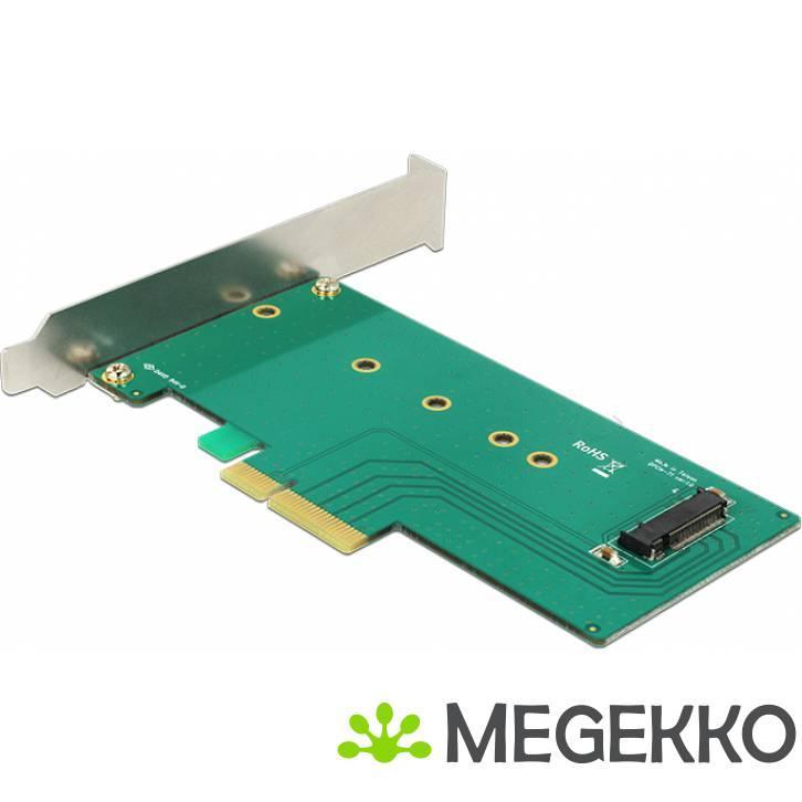 Delock 89472 PCI Express x4-kaart > 1 x interne NVMe M.2 Key, Computers en Software, Harde schijven, Nieuw, Verzenden