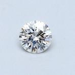 1 pcs Diamant  (Natuurlijk)  - 0.37 ct - Rond - E - VVS1 -, Nieuw