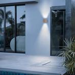 Reach Up&amp;Down Muurlamp Champagne kubus met LED, Huis en Inrichting, Nieuw, Modern, Led, Plafondspot of Wandspot