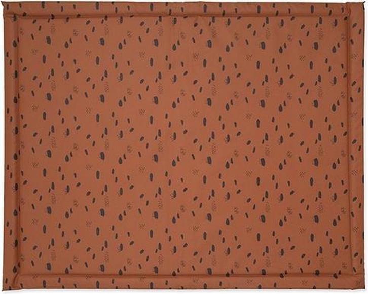 Jollein Boxkleed gecoat Spot 75x95cm - caramel, Kinderen en Baby's, Boxen, Verzenden