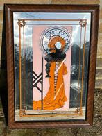 After Alphonse Mucha - Tafelspiegel - Glas, Hout - Vintage